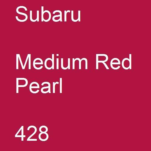 Subaru, Medium Red Pearl, 428.